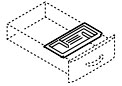 Knoll pencil tray