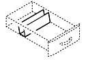 Knoll pencil tray
